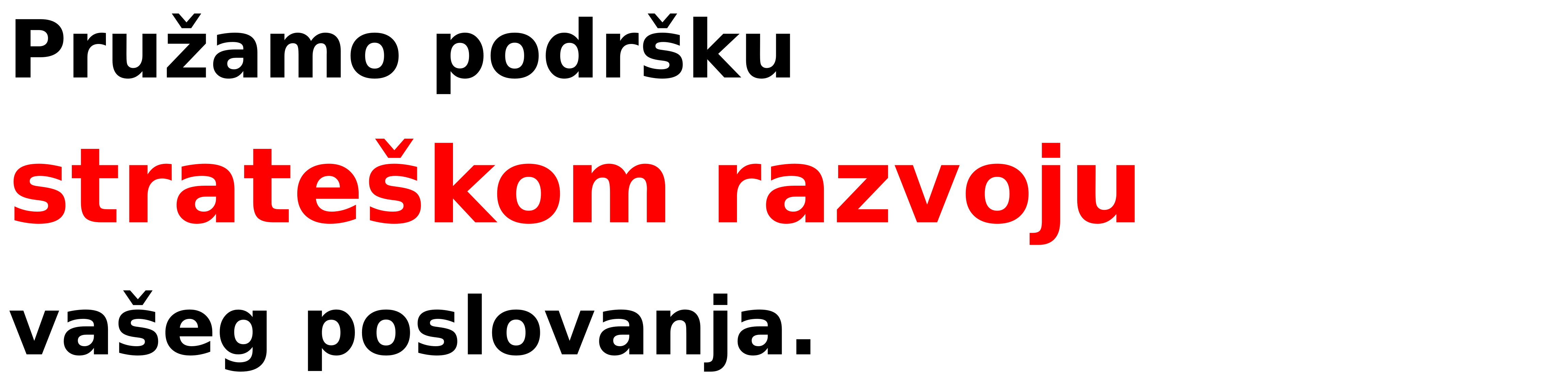 Slider strateški razvoj poslovanja novo