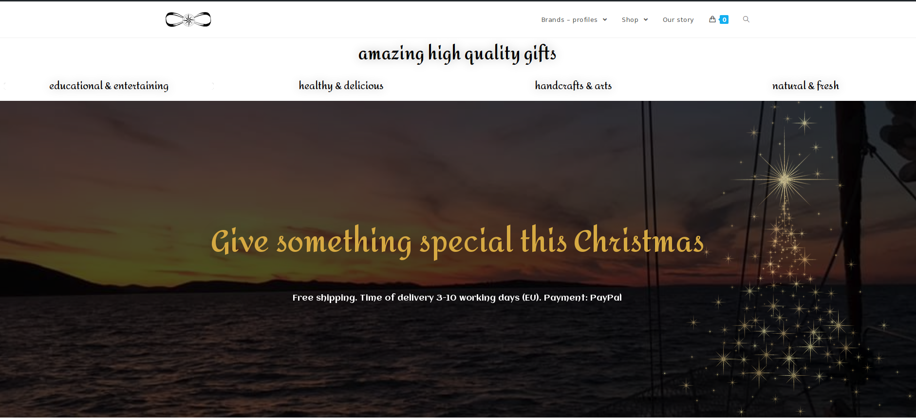 Web site screen shoot nautica-gifts