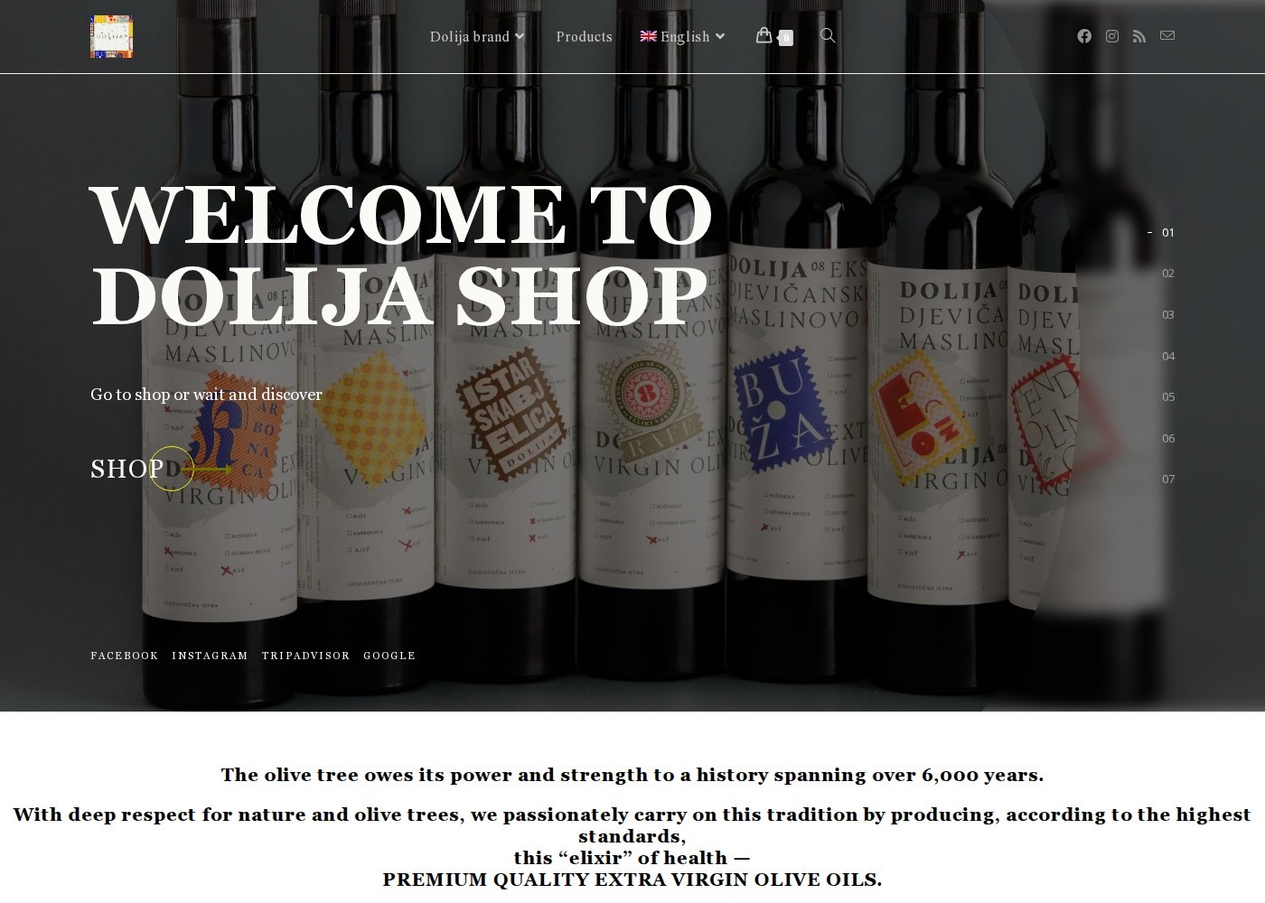 Dolija web shop