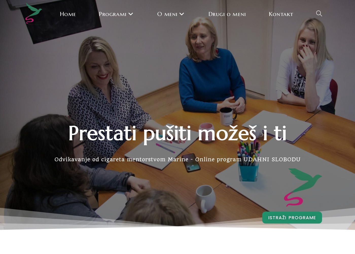 Udahni Slobodu website
