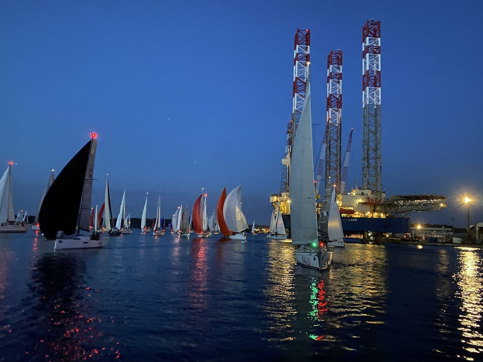 Noćna regata u pulskoj luci