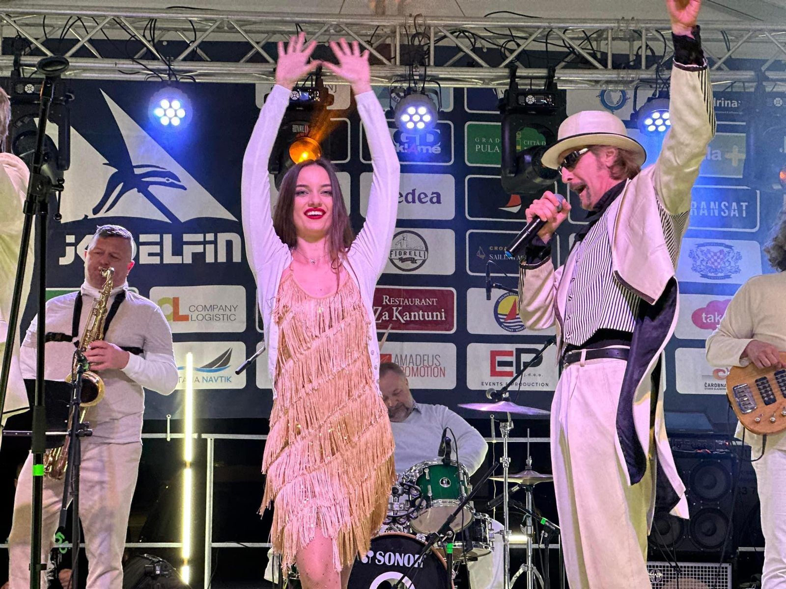 Koncert benda Soulfingers na Full Moon Sailing Spectacleu