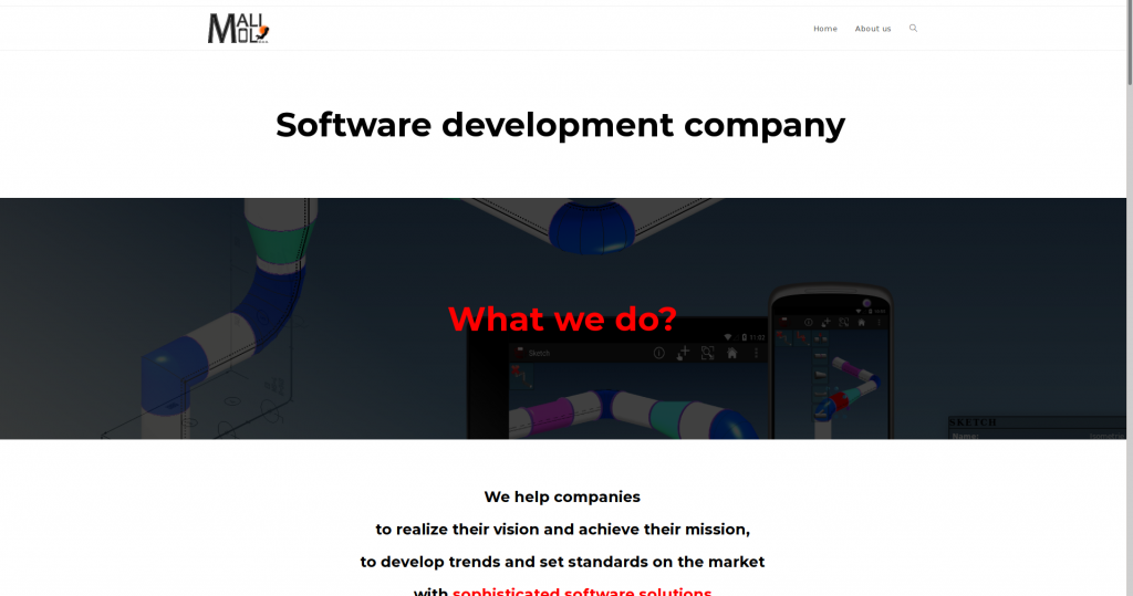 Mali Mol web site screen shoot